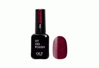 Shellac Olystyle 10мл т. 036 малиновый с глиттером (У-3) (193 233)