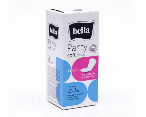 Прокладки ежедневные Bella Panty  20шт Soft classic нежность и комфорт (271 429)