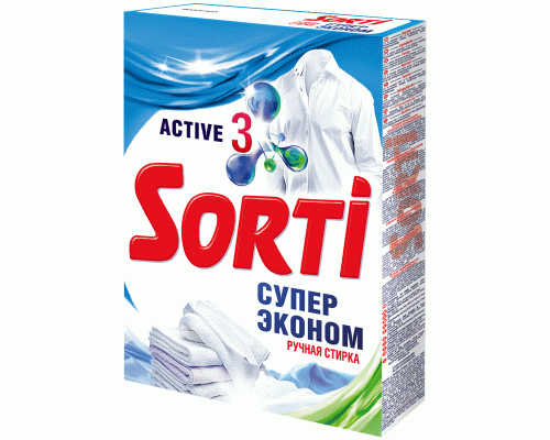 СМС Сорти ручная стирка  350г Супер Эконом (У-24)  (48 004)