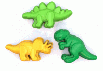 Формочки для песка 3шт динозаврики (116 984)