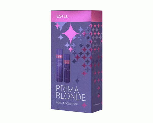 Estel PRIMA BLONDE PB.N Набор Мне фиолетово для холодных оттенков блонд (шампунь 250+бальзам 200) (249 260)