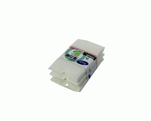 Губки для посуды  3шт 12*8,5*1,5см нейлоновый чехол (У-12/240) (272 769)
