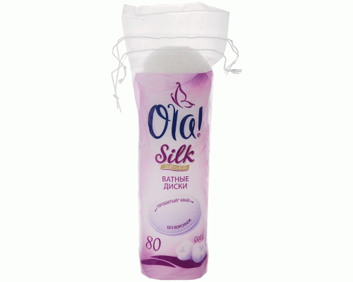 Ватные диски OLA! Silk Sense  80шт (У-35) /3467/90137/ (148 250)