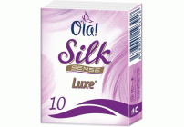 Платочки носовые бумажные OLA! Silk Sense 10шт (У-10/240) /89906/89787/ (173 039)