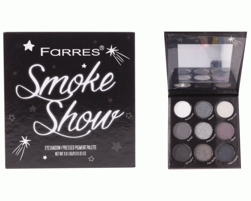 Тени для век Farres  9-ти цв. Smoke Show (274 041)