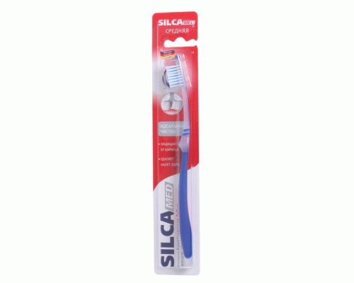 Зубная щетка Silcamed Идеальная чистка, средняя жесткость /857СР/ (162 792)