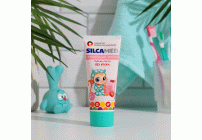 Зубная паста детская Silcamed 65мл клубничный йогурт 2+ (У-24) (233 681)