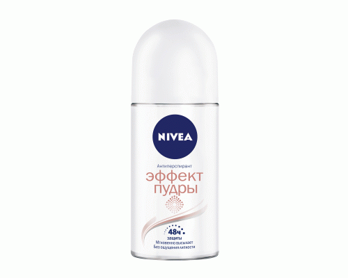 Дезодорант жен. Nivea roll 50мл эффект пудры (134 042)