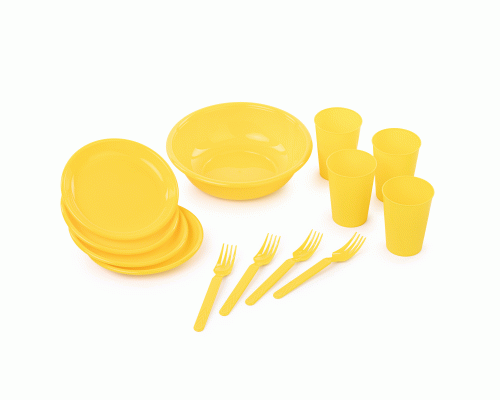 Набор посуды для пикника на 4 персоны /М7529/ (276 446)