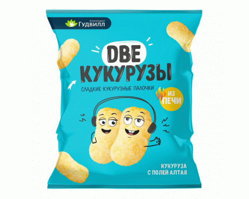 Палочки кукурузные Две кукурузы Гудвилл 80г (276 721)