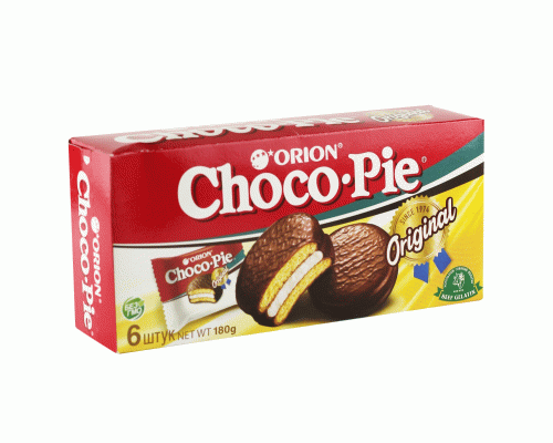 Печенье Оrion Choco Pie 6шт 30г (276 737)