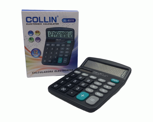 Калькулятор 12 разрядный Collin /JL-837S/ (277 640)