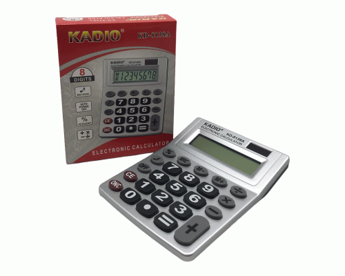 Калькулятор  8 разрядный Kadio /8138/A-941/ (87 491)