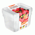 Набор контейнеров для заморозки ягод, овощей  5шт 1,5л Хозяюшка Мила (48 694)