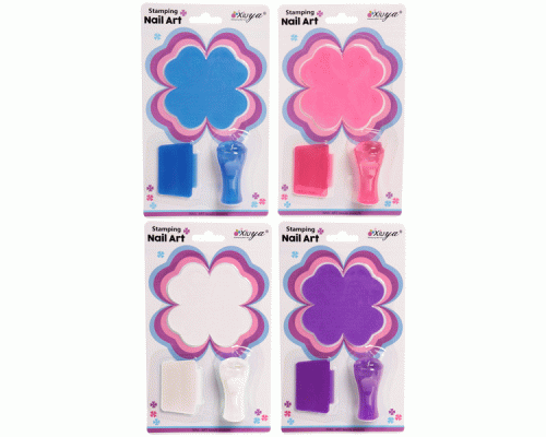 Набор для дизайна ногтей-стемпинг Viva Manicur, пластина цветок, микс (277 962)