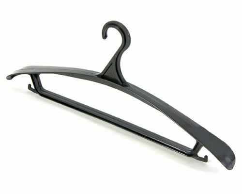 Вешалка для верхней одежды р. 52-54 черная (У-50) (83 487)