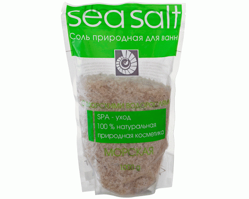 Соль для ванн Негоциант 1000г Морская c морскими водорослями (У-12) (101 668)
