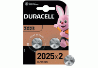 Батарейки литиевые 3V таблетка CR2025 Duracell на блистере /2/ (280 709)