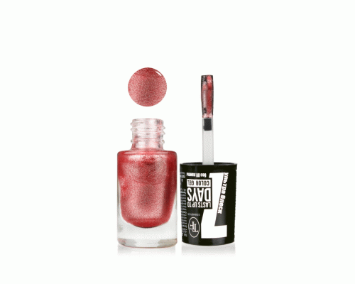 Лак для ногтей TF Color Gel 8мл т. 274 розовые искры (У-6) (236 951)