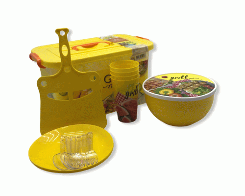 Набор посуды для пикника на 4 персоны, 19 предметов Grill Menu /89994/ (252 760)