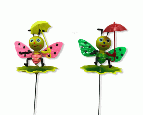 Штекер садовый 60см Бабочка с зонтиком (253 110)