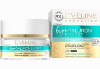 Крем для лица Eveline Bio Hyaluron Expert гипоалергенный заполняющий морщины 50+ 50мл (248 472)