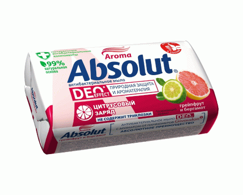 Мыло Absolut Deo effect 90г грейпфрут и бергамот (У-6) (207 222)