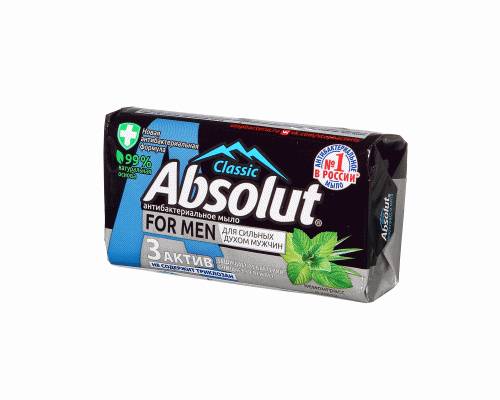 Мыло Absolut For men 90г лемонграсс и мята (У-6) (207 223)