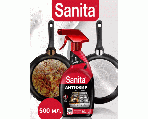 Чистящее средство для кухни Sanita 500мл 1 минута спрей (199 353)