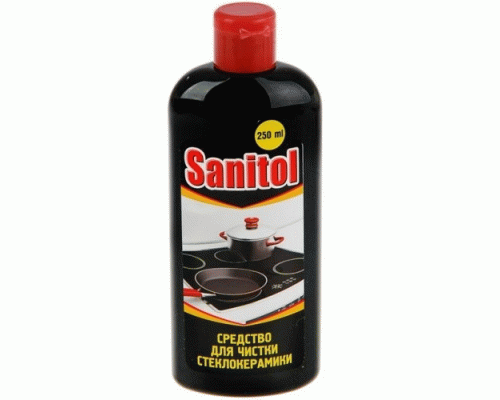 Чистящее средство для стеклокерамики Sanitol 250мл (У-16) (3 210)