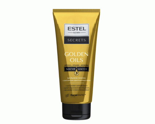 ESTEL SECRETS ES/O/BM200 Бальзам-маска c комплексом драгоценных масел для волос Golden Oils 200мл (280 726)