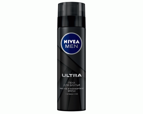 Пена для бритья Nivea 200мл Ultra чистота и комфорт (270 585)