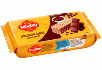Вафли хрустящие шоколадные Яшкино 300г (283 058)
