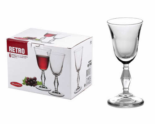 Набор бокалов для вина 6шт 236мл Ретро Pasabahce (281 966)