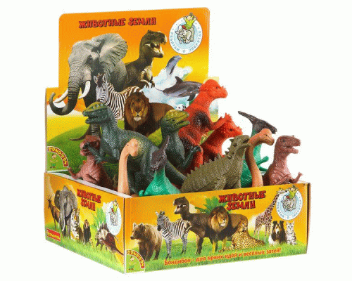 Животные земли Динозавры Ребятам о зверятах Bondibon (282 723)