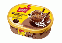 Мороженое Золотой стандарт Шоколадный брауни с арахисом контейнер 445г (281 473)