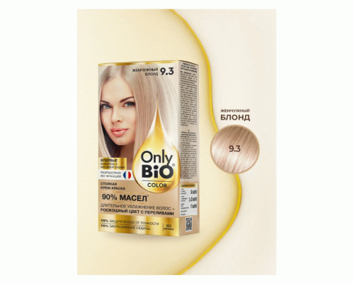 Крем-краска для волос стойкая Only Bio Color т. 9.3 жемчужный блонд 115мл (283 794)