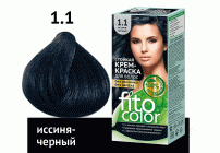 Крем-краска для волос стойкая Fitocolor т. 1.1 иссиня-черный 115мл (283 753)