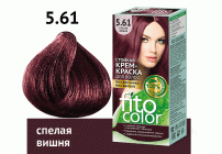 Крем-краска для волос стойкая Fitocolor т. 5.61 спелая вишня 115мл (283 756)