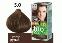 Крем-краска для волос стойкая Fitocolor т. 5.0 темно-русый 115мл (283 757)
