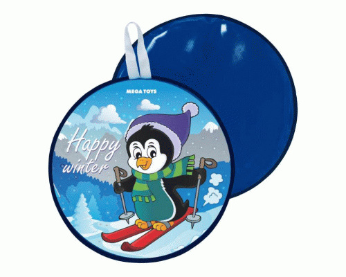 Ледянка круглая d-40см пингвин налыжах (283 808)