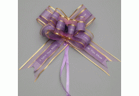 Бант упаковочный бабочка №5 фиолетовый (У-10) (260 849)
