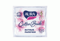 Ватные палочки 100шт Aura (284 468)