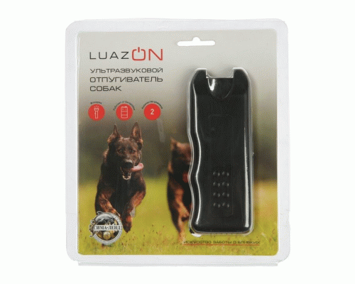 Отпугиватель собак ультразвуковой, питание от Кроны (в комплекте) LuazON /LRI-09/ (268 830)