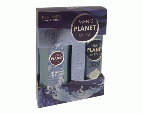 ПН муж. Men`s Planet OCEAN (шампунь 250мл, пена для бритья 200мл) (115 056)