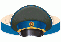 Маска-ободок Фуражка ВДВ (воздушно-десантных войск) с УФ-лаком (286 029)