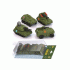 Набор из 4-х машин Военная серия мини в блистере (220 008)