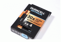 Батарейки алкалиновые АА LR6 Duracell Optimum  /4/64/16000/ (284 831)