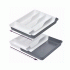 Лоток для столовых приборов раздвижной белый/серый (286 056)
