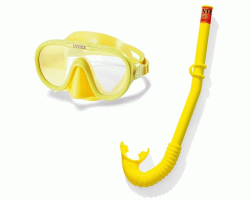 Набор для плавания (маска+трубка) от 8-ми лет Adventurer Swim Set Intex /55642/ (207 844)